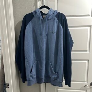Columbia Blue Sweater with Sporty Design